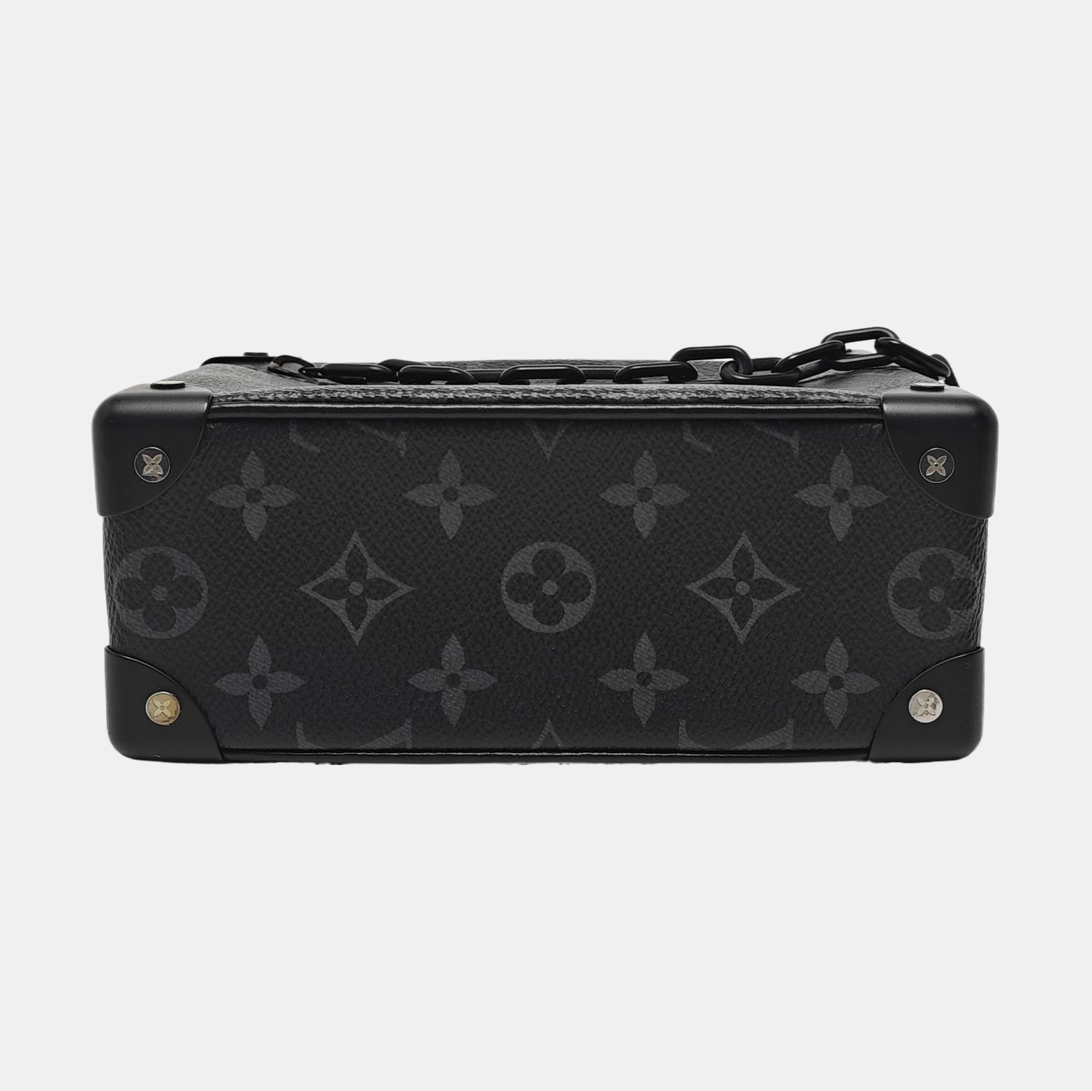 SOFT TRUNK Mini Monogram Coated Canvas Black