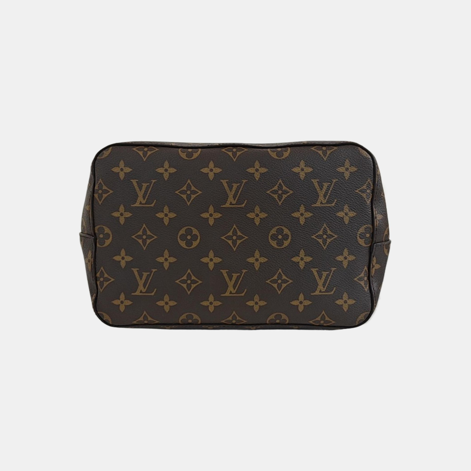NÉONOÉ MM Monogram Coated Canvas Brown