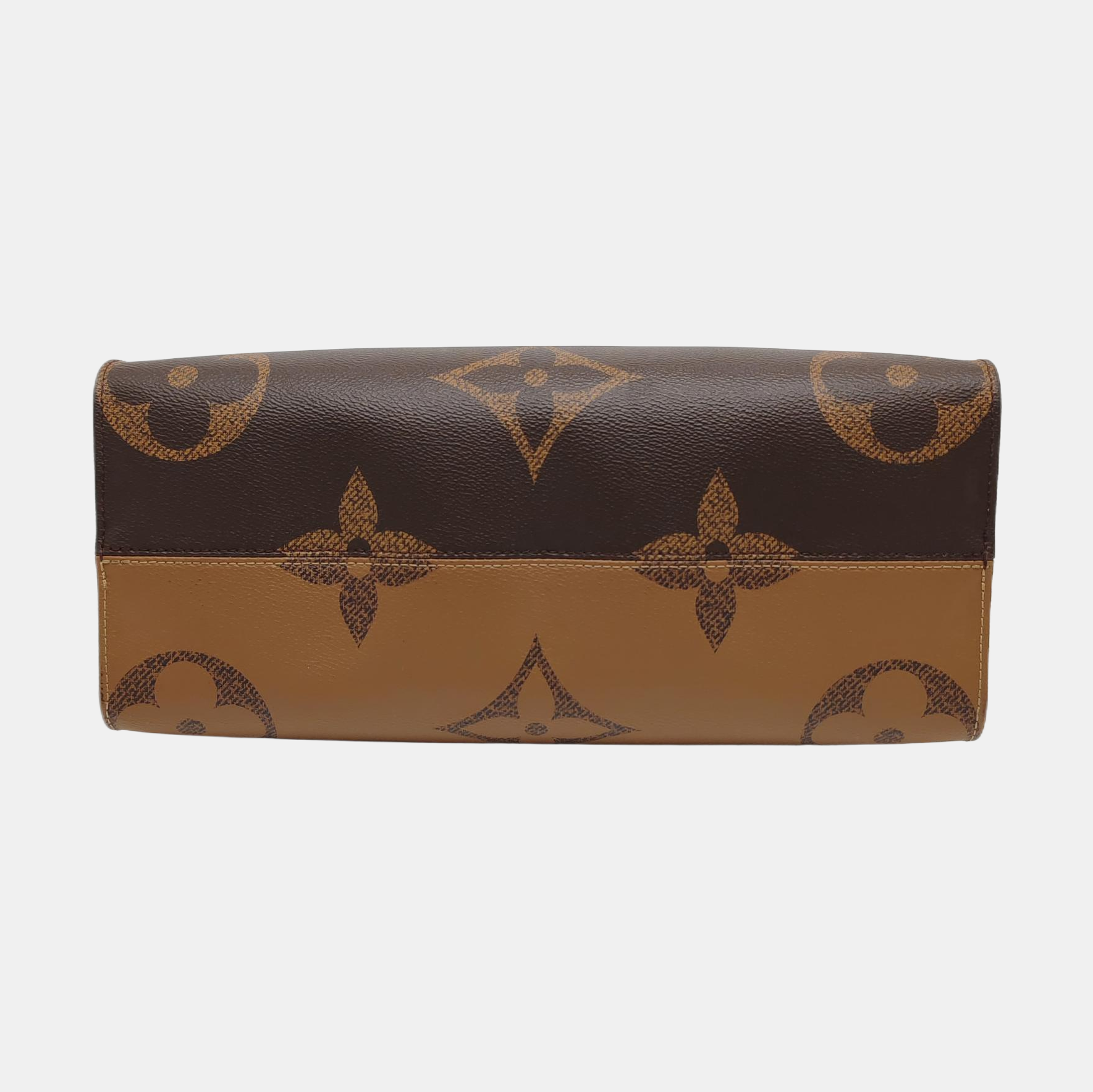 ONTHEGO MM Monogram Coated Canvas Brown