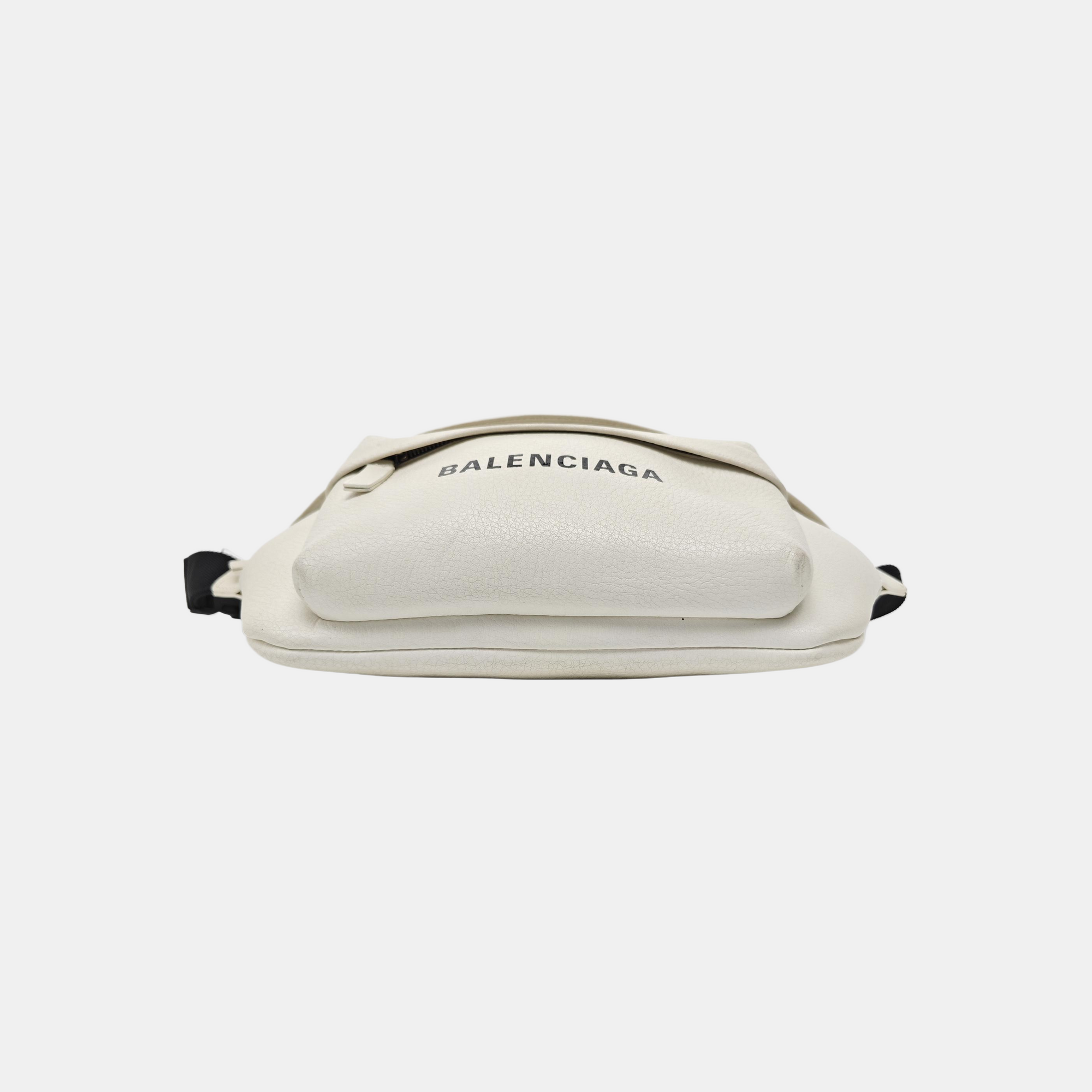 Calfskin Belt Bag White