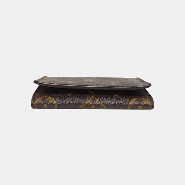 ENVELOPPE Monogram Coated Canvas Brown Card Holder