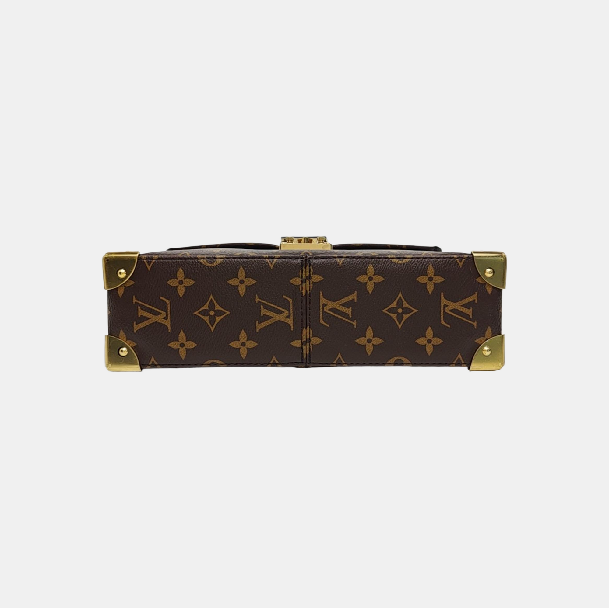 TRUNKIE Monogram Coated Canvas Brown