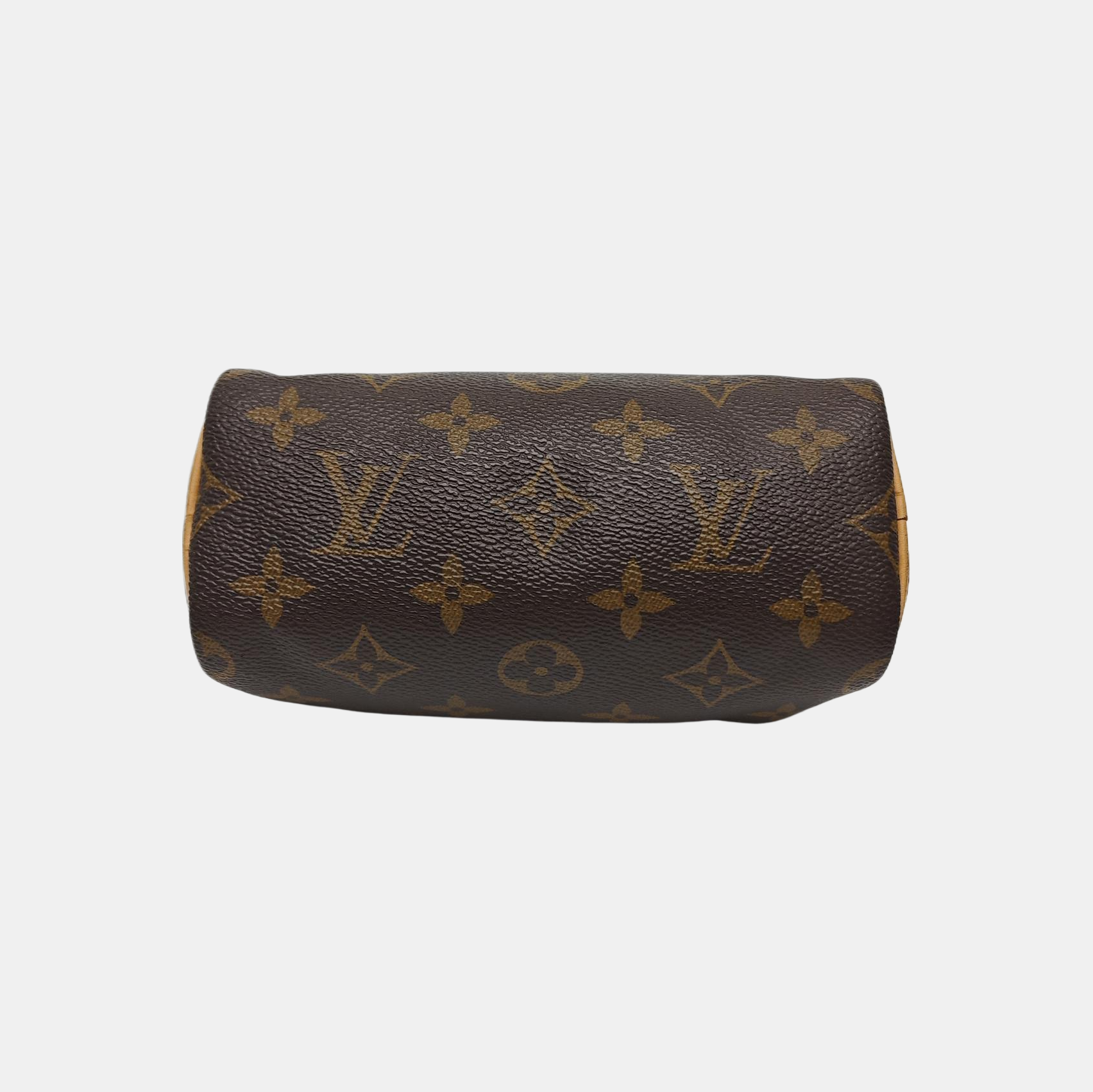 SPEEDY Nano Monogram Coated Canvas Brown