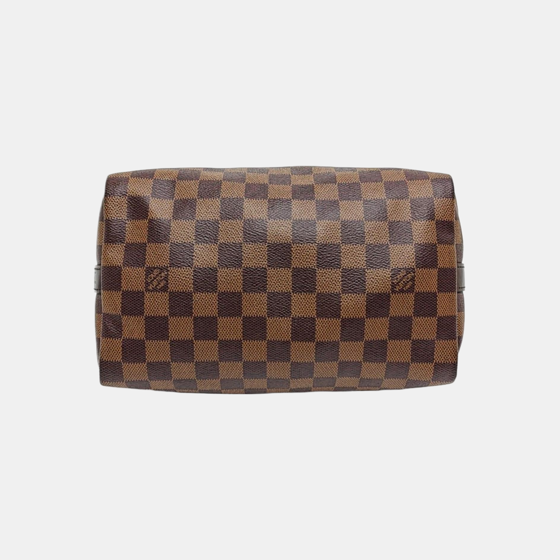 SPEEDY 25 Damier Ebene Coated Canvas Brown