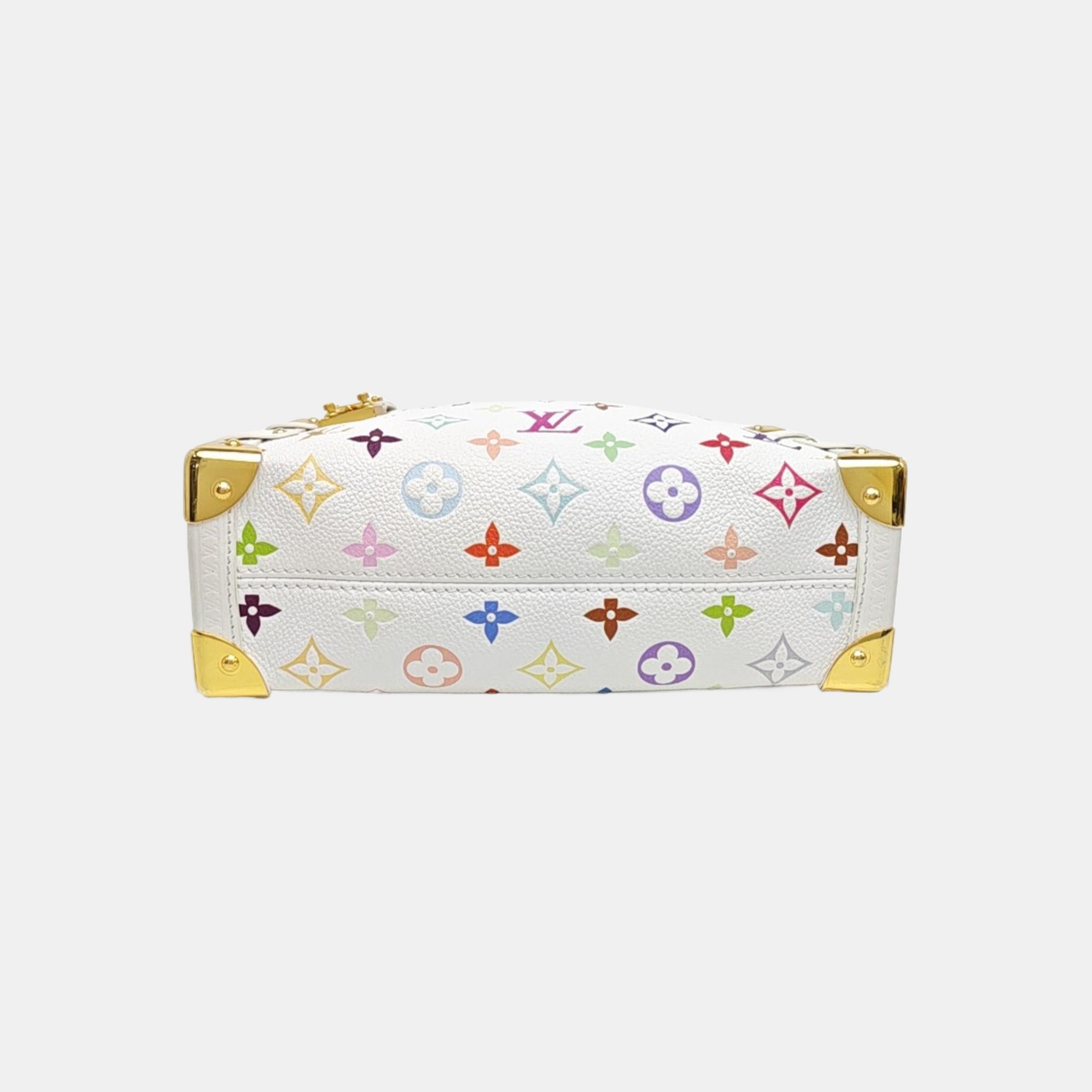 LV × TM SIDE TRUNK MM Monogram Calfskin White