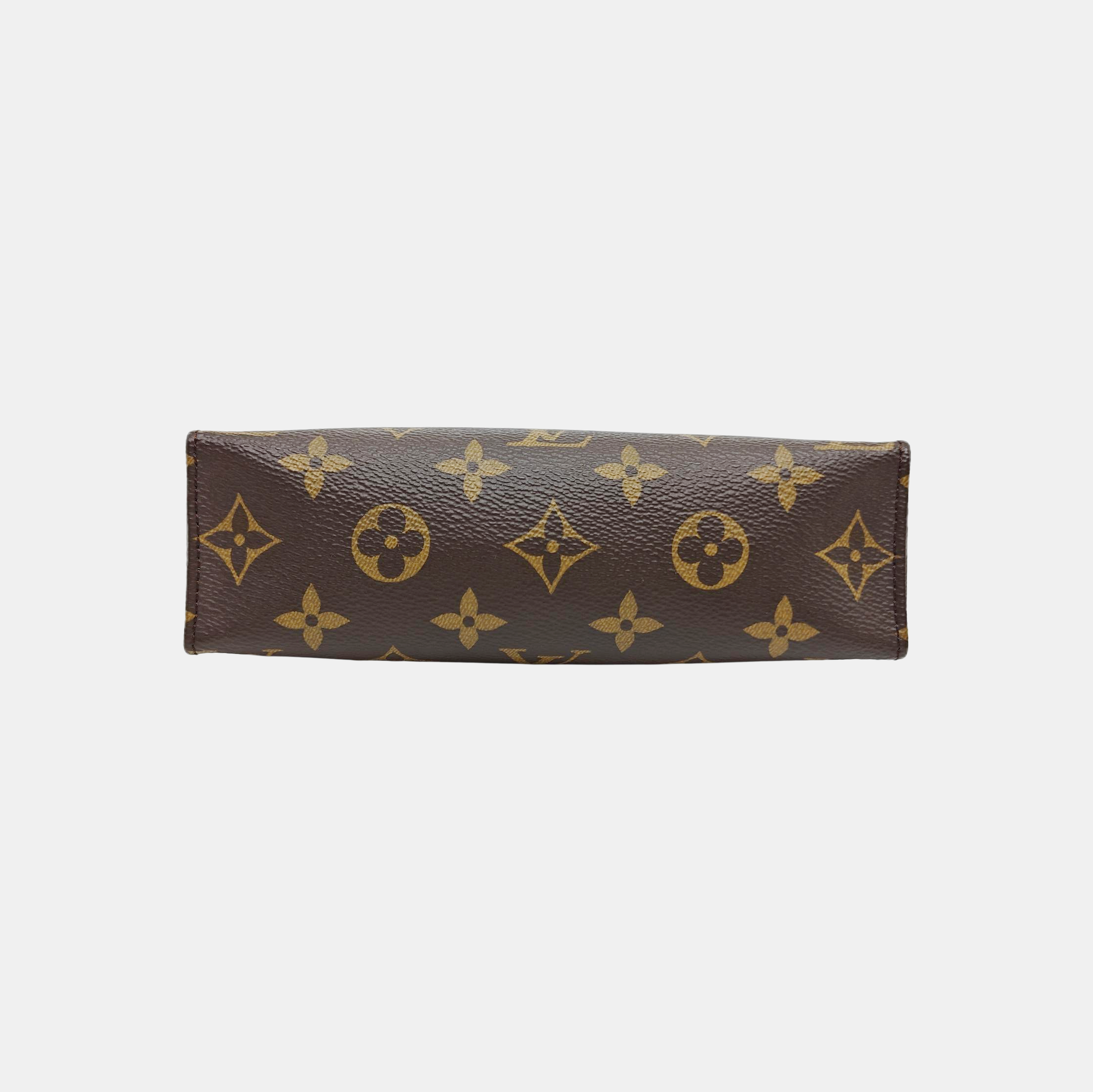 TOILET POCKET 19 Monogram Coated Canvas Brown