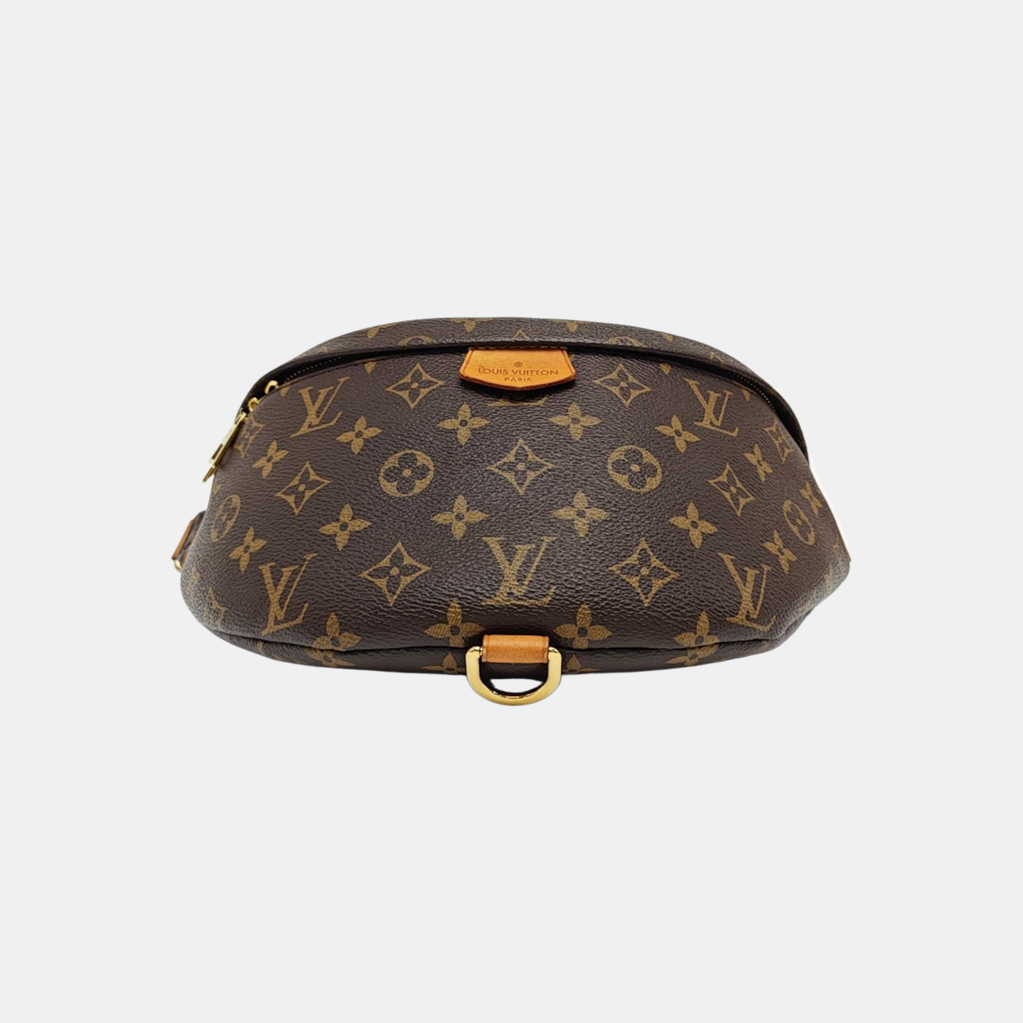 BUMBAG Monogram Coated Canvas Brown