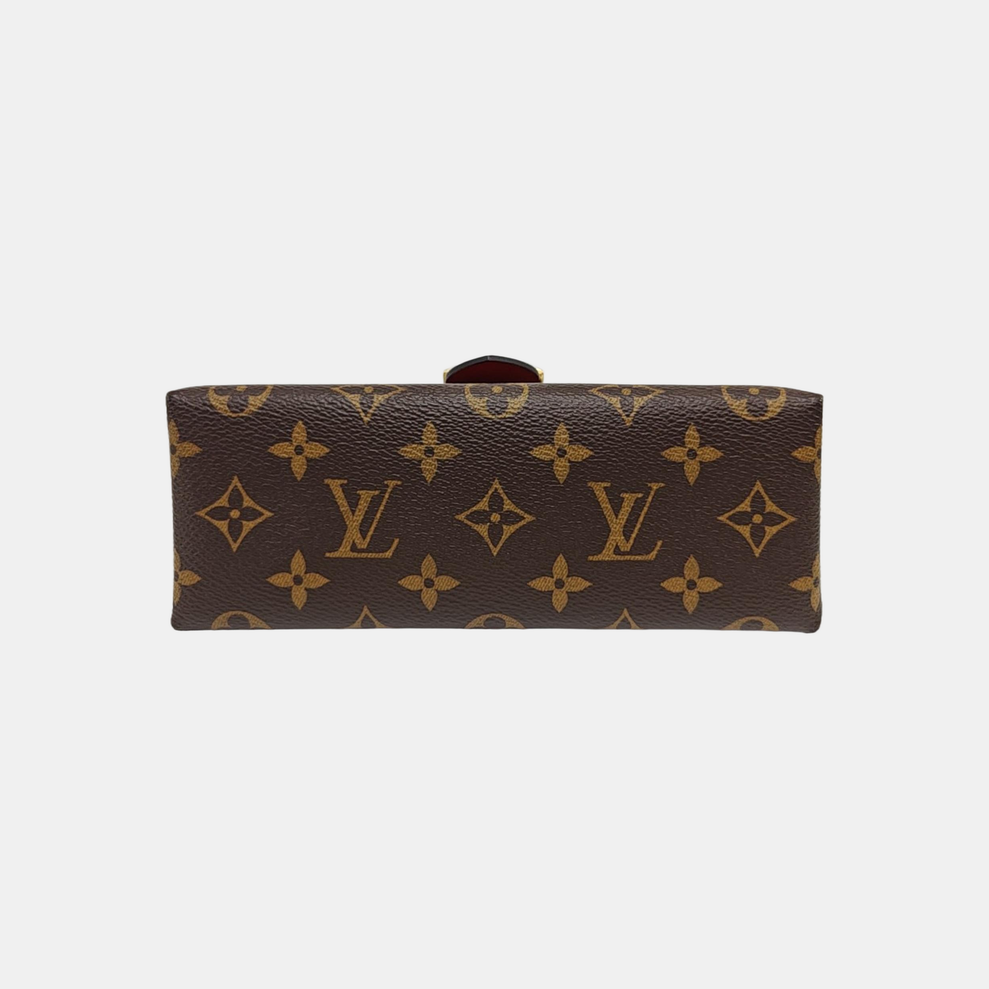 Authenticated pre-owned  LOCKY BB Monogram Coated Canvas Red - Shoulder Bag at Looply