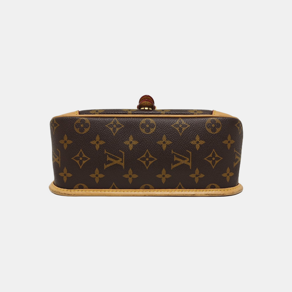DIANE Monogram Coated Canvas Brown