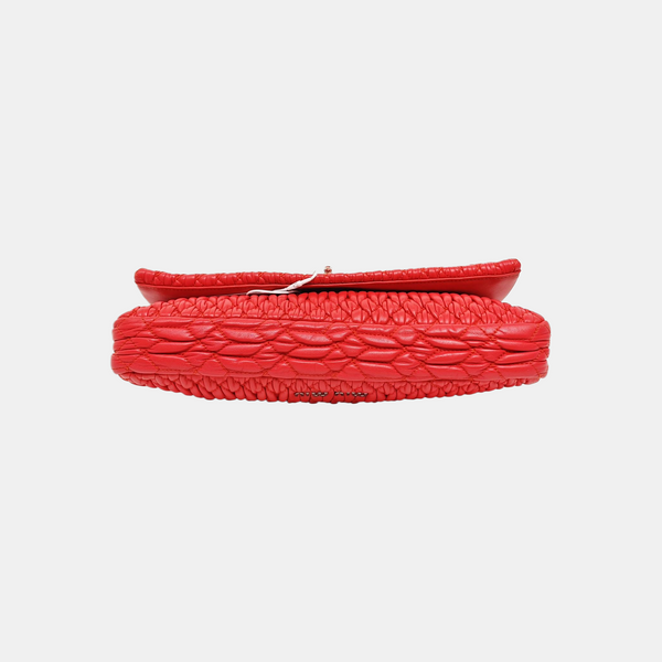 Crystal Quilted Lambskin Red