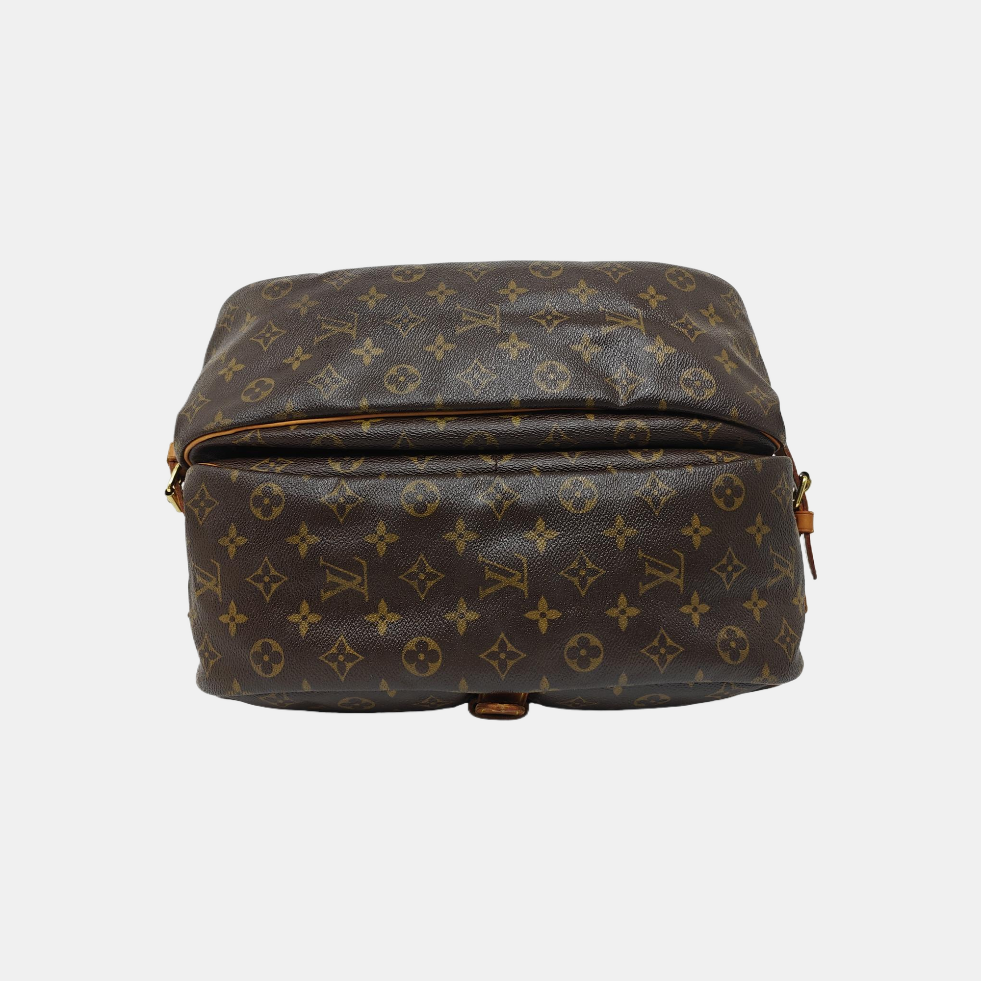 SAUMUR Monogram Coated Canvas Brown