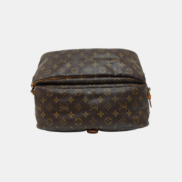 SAUMUR Monogram Coated Canvas Brown