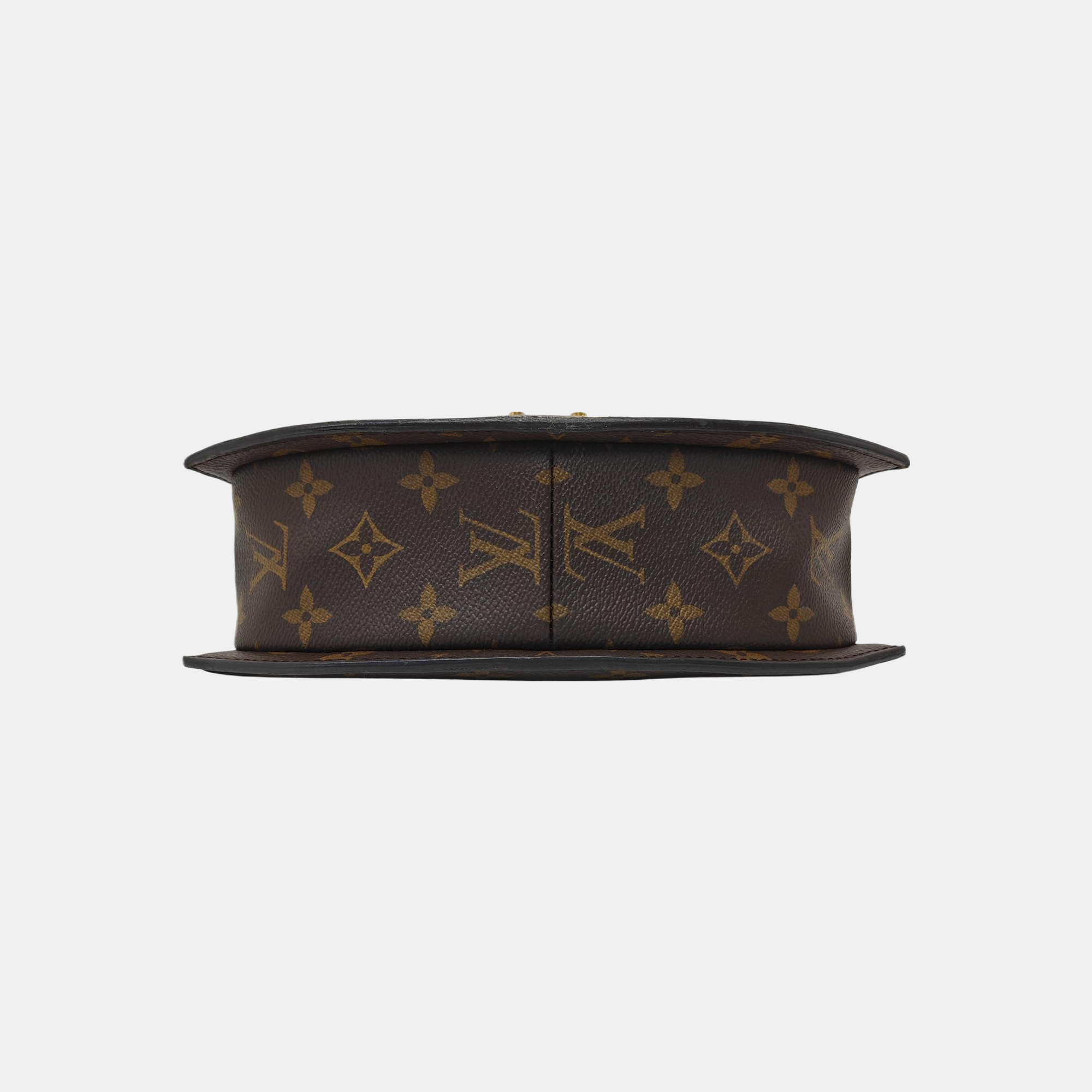 Monogram Coated Canvas Shoulder Bag Super Mini Brown
