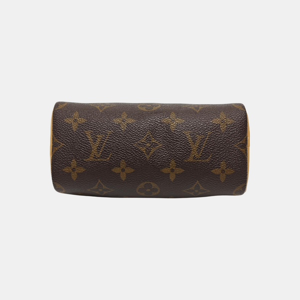 SPEEDY Nano Monogram Coated Canvas Brown