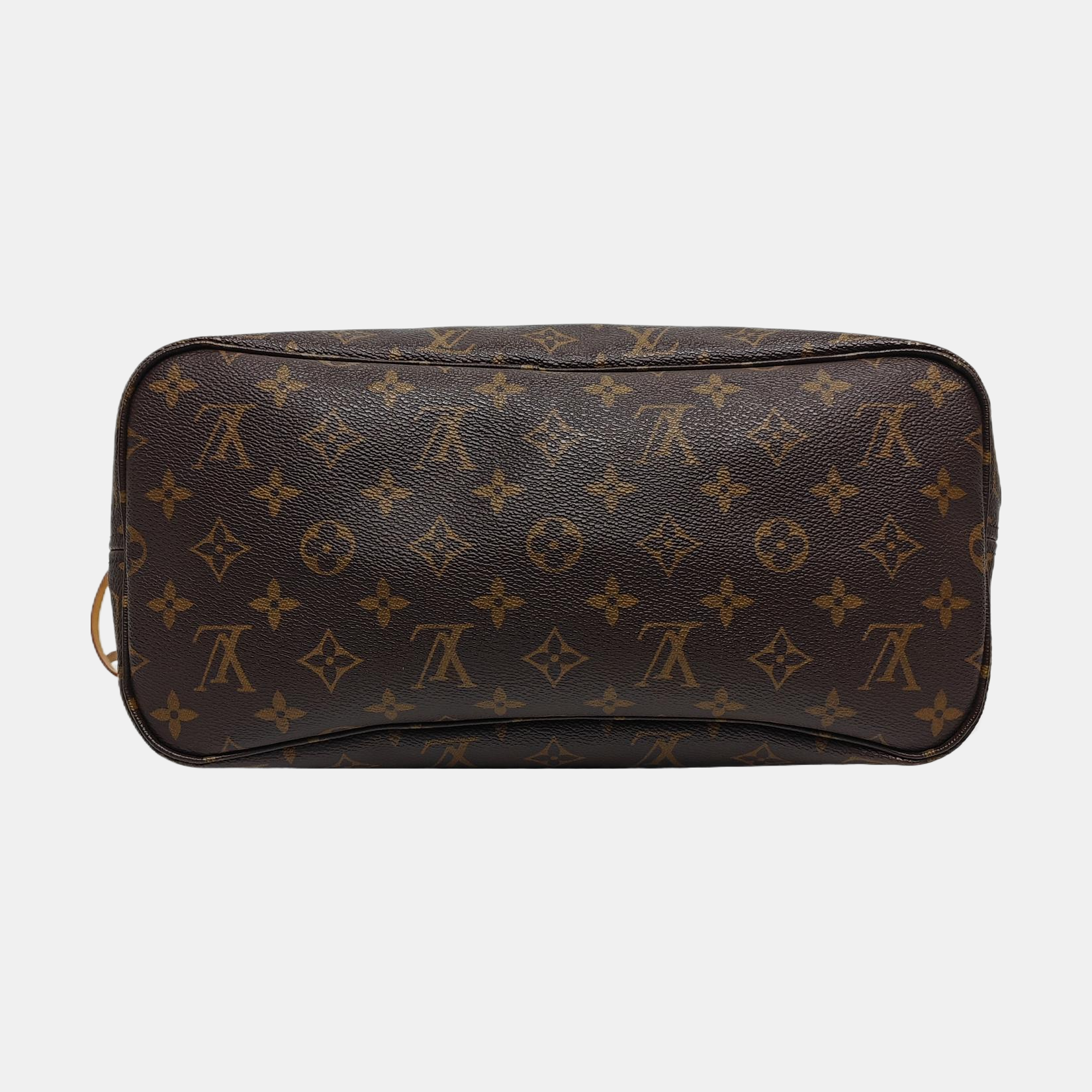 NEVERFULL MM Monogram Coated Canvas Brown