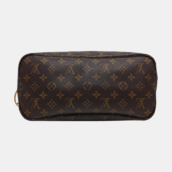 NEVERFULL MM Monogram Coated Canvas Brown