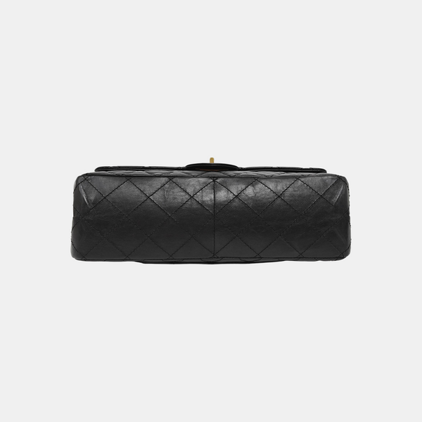 2.55 Maxi Quilted Calfskin Black