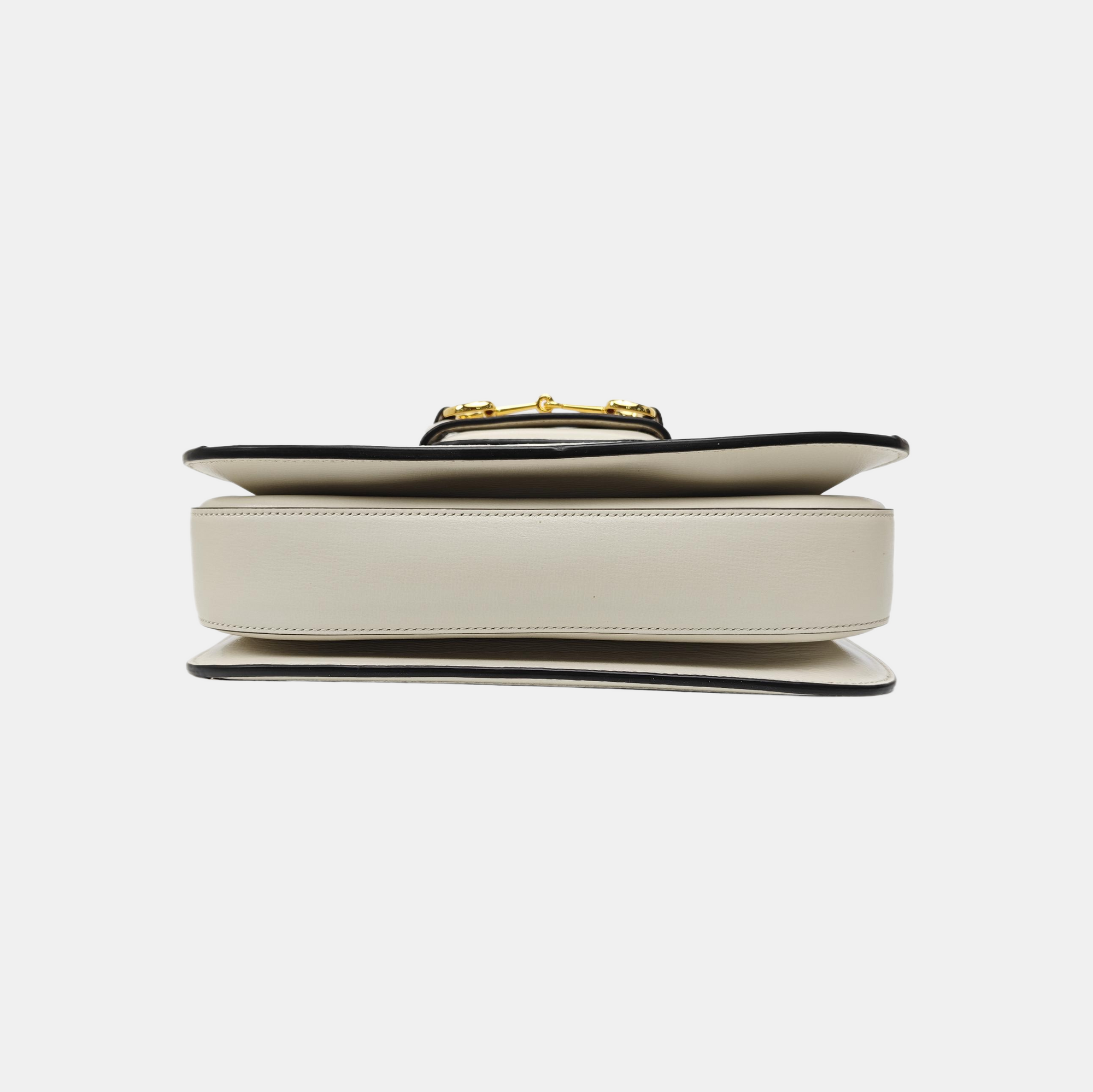 Horsebit 1955 Small Monogram Coated Canvas Beige