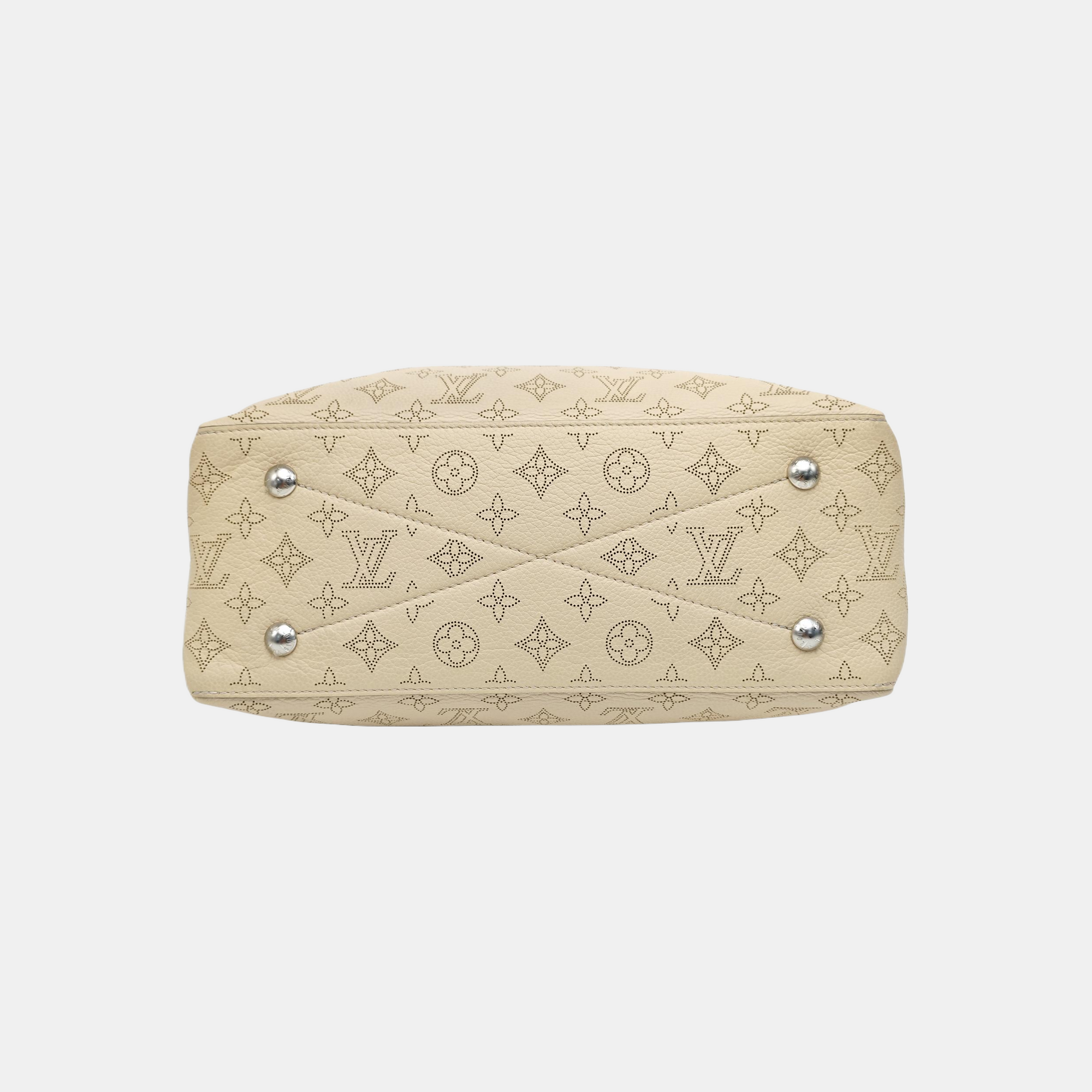 BELLA TOTE Monogram Calfskin Beige