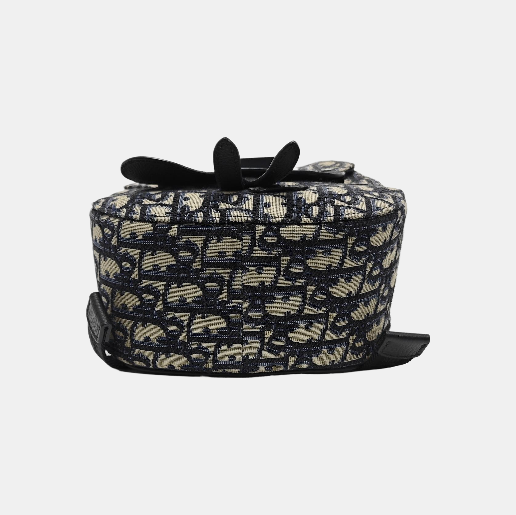Saddle Mini Oblique Canvas Blue