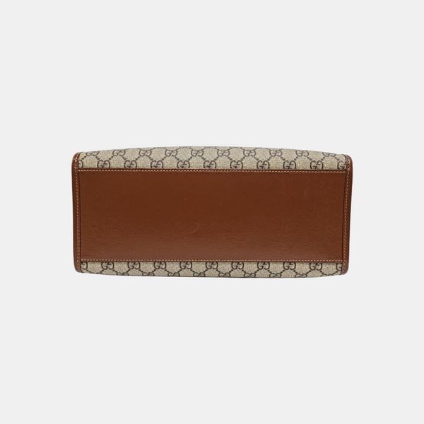 Retro Small Monogram Coated Canvas Brown