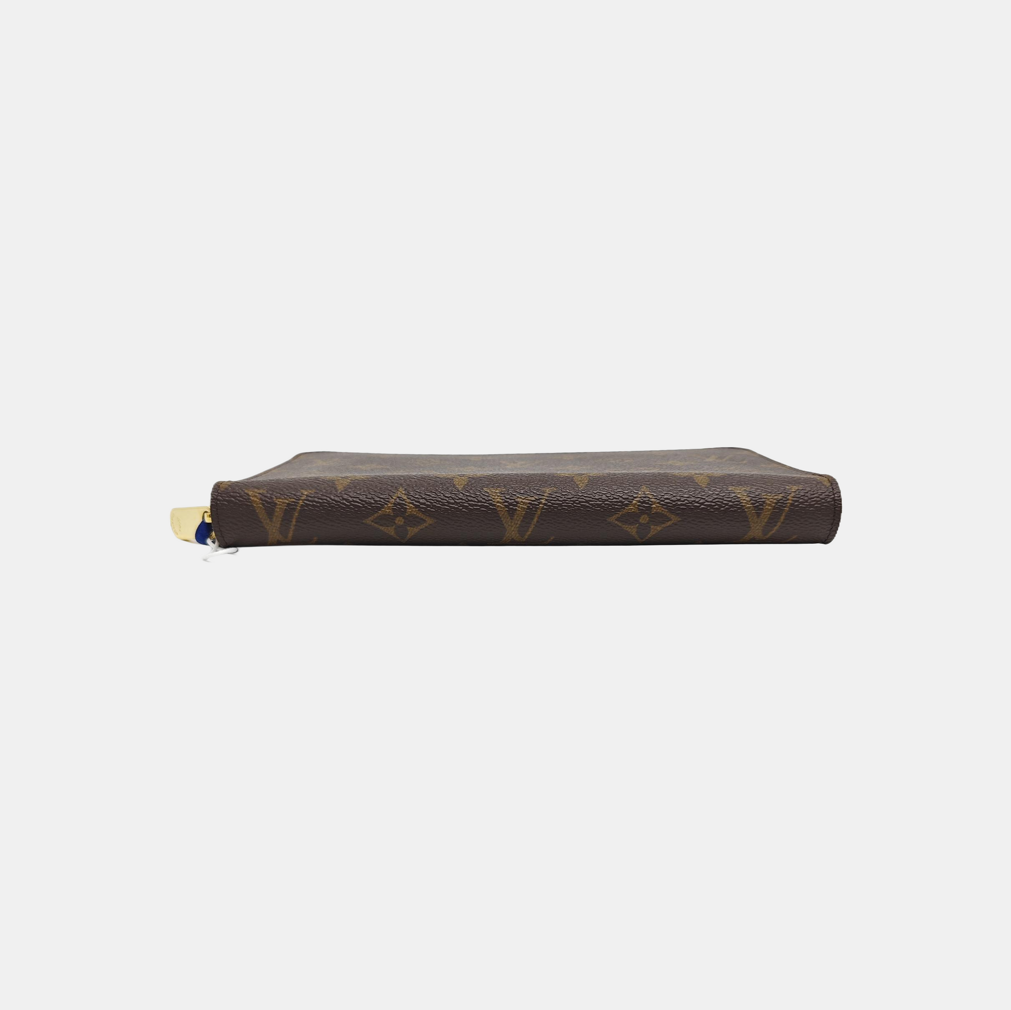 ZIPPY Monogram Coated Canvas Brown Wallet