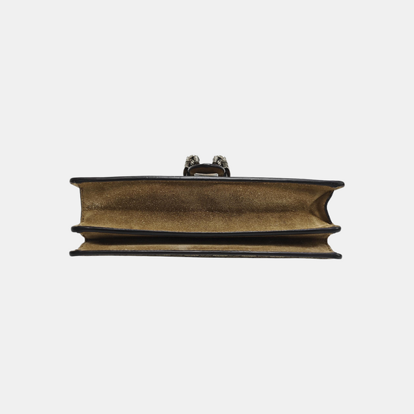 Dionysus Small Monogram Coated Canvas Beige