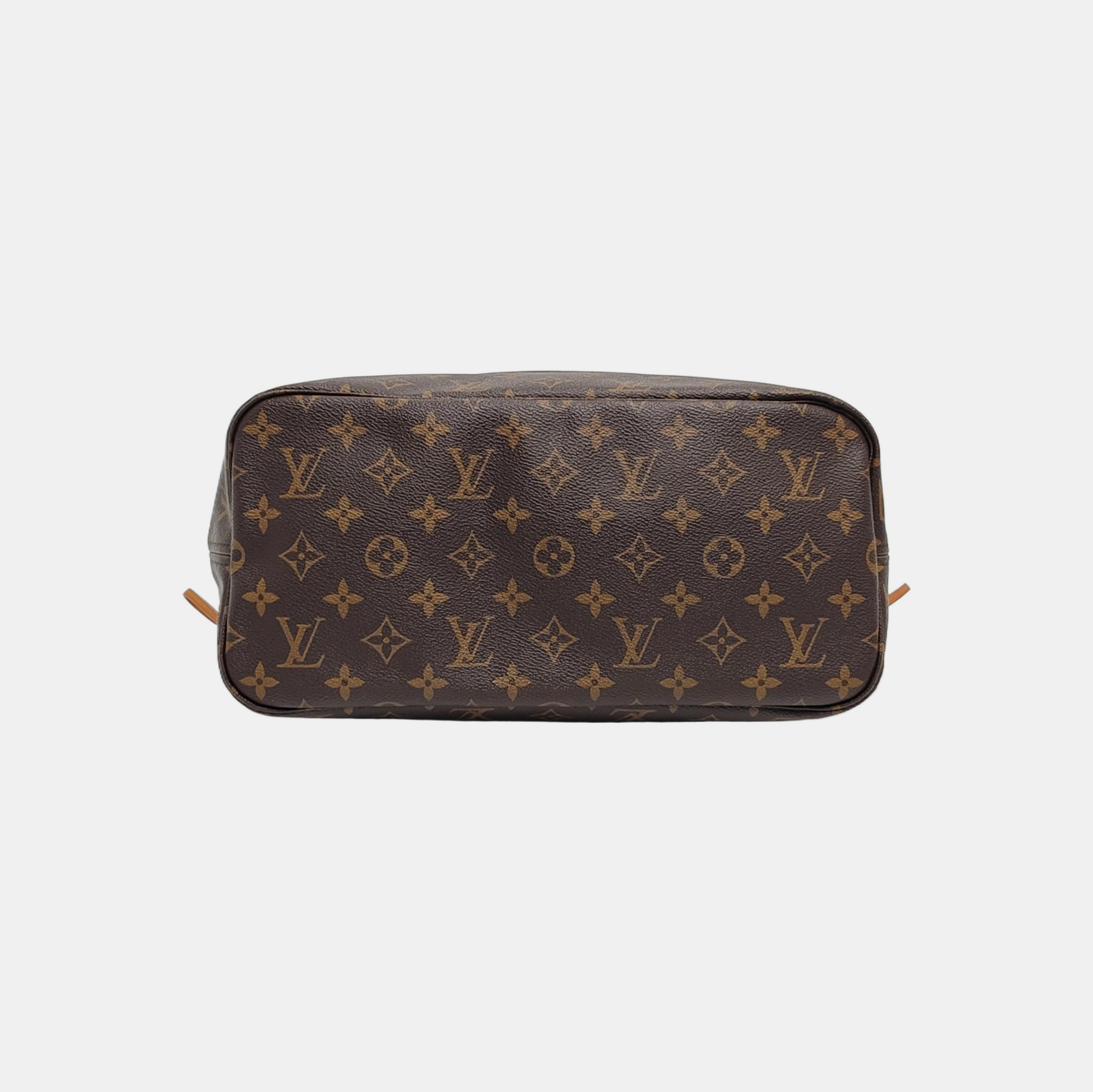 NEVERFULL MM Monogram Coated Canvas Brown