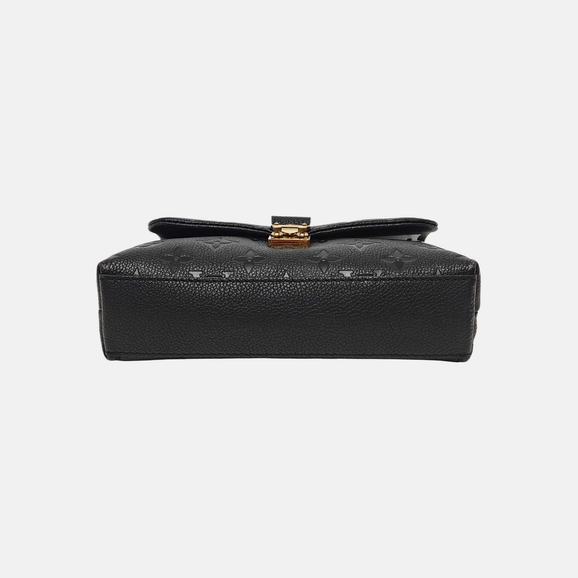 MADELEINE Nano Monogram Calfskin Black