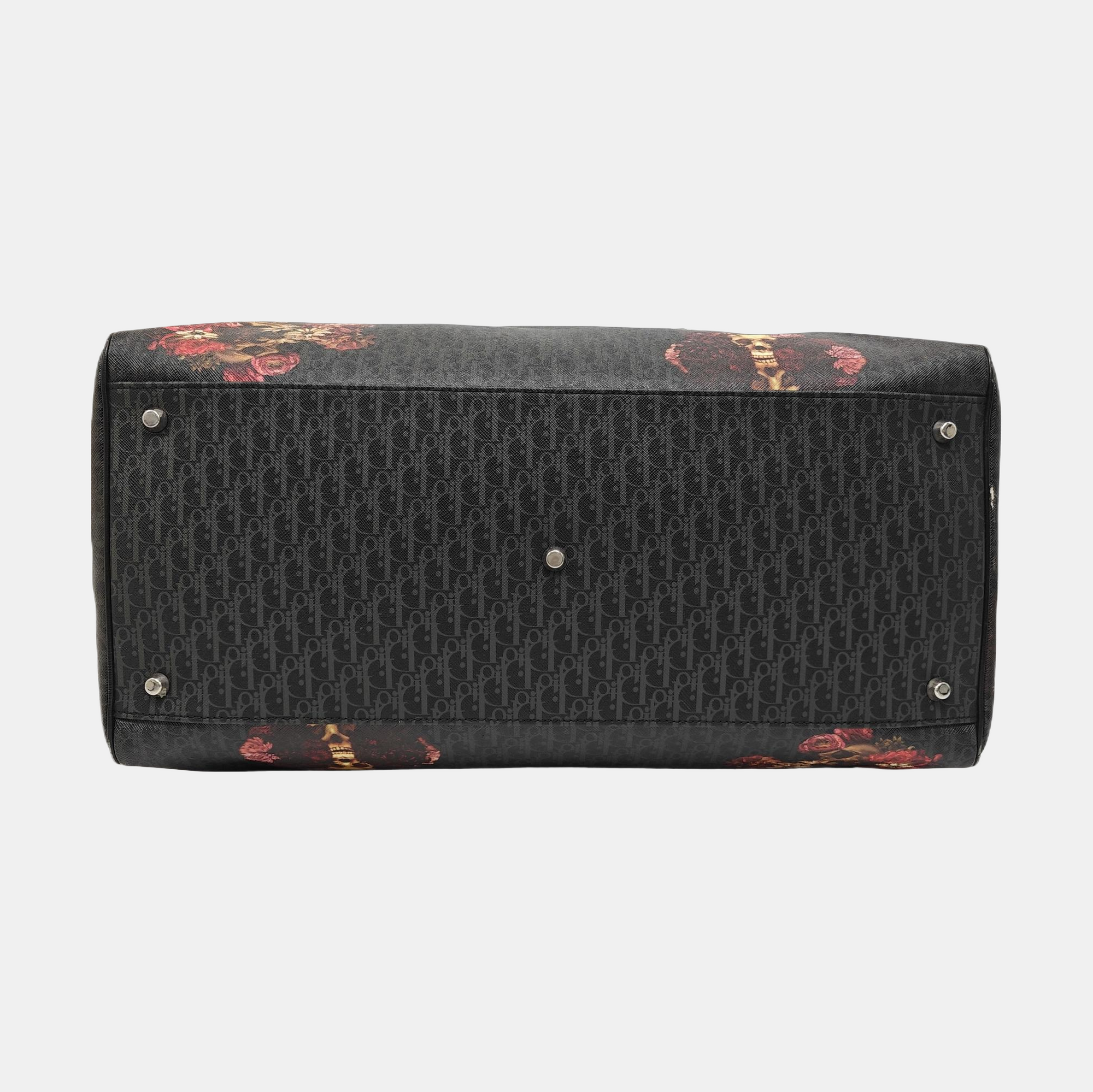 Coated Canvas Top Handle Bag Multicolor