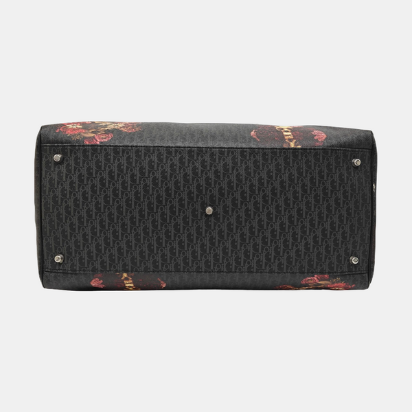 Coated Canvas Top Handle Bag Multicolor