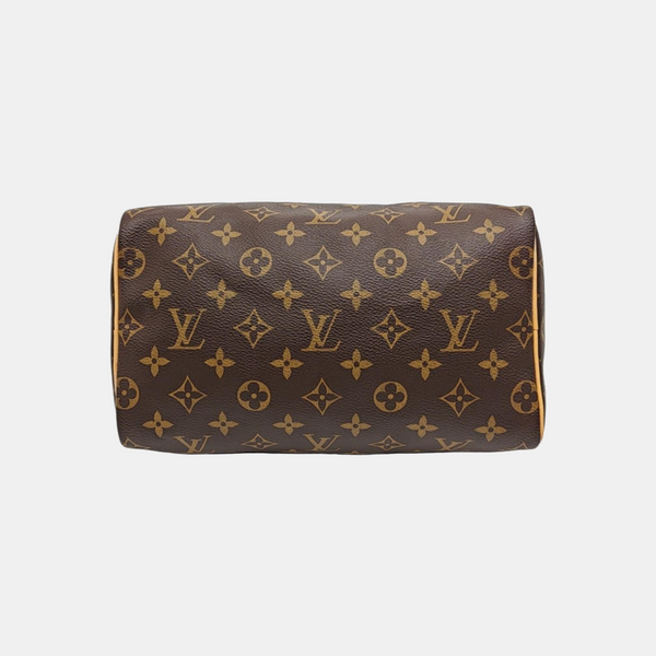 SPEEDY 25 Monogram Coated Canvas Brown