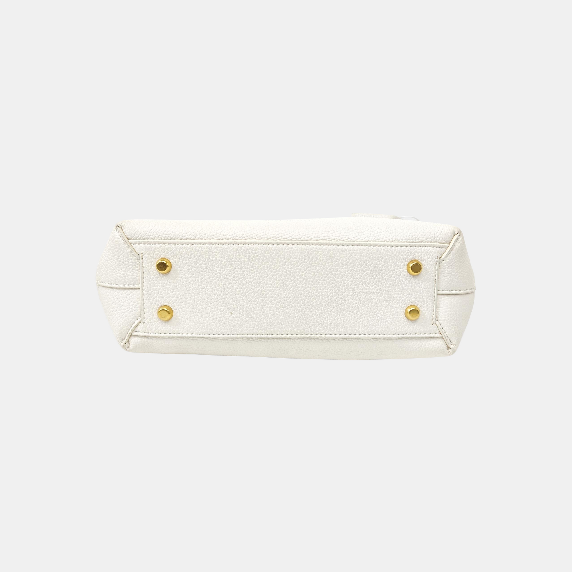 Arco Small Calfskin White