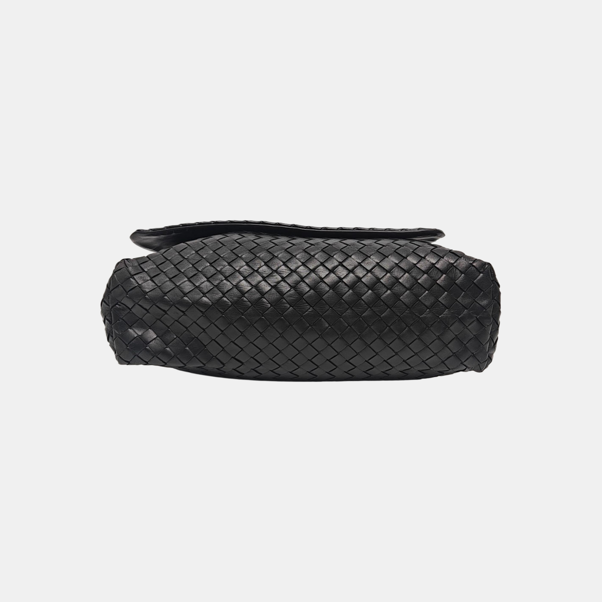 Calfskin Shoulder Bag Black