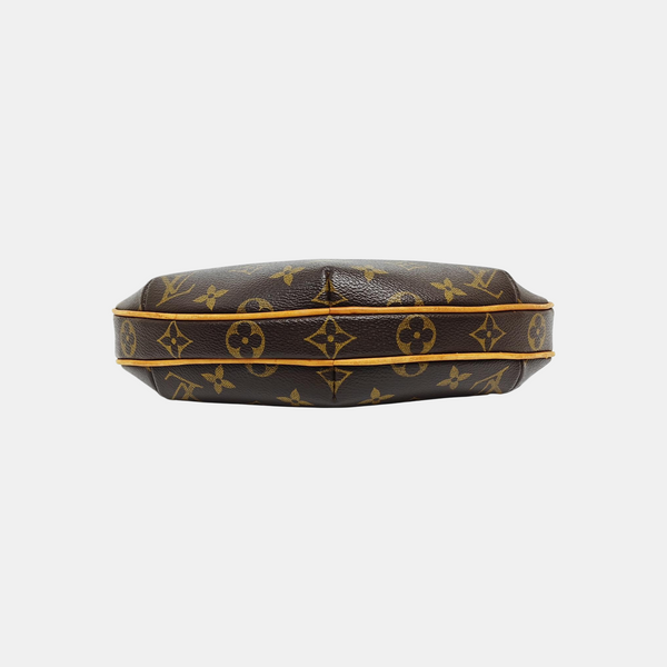 CROISSANT PM Monogram Coated Canvas Brown
