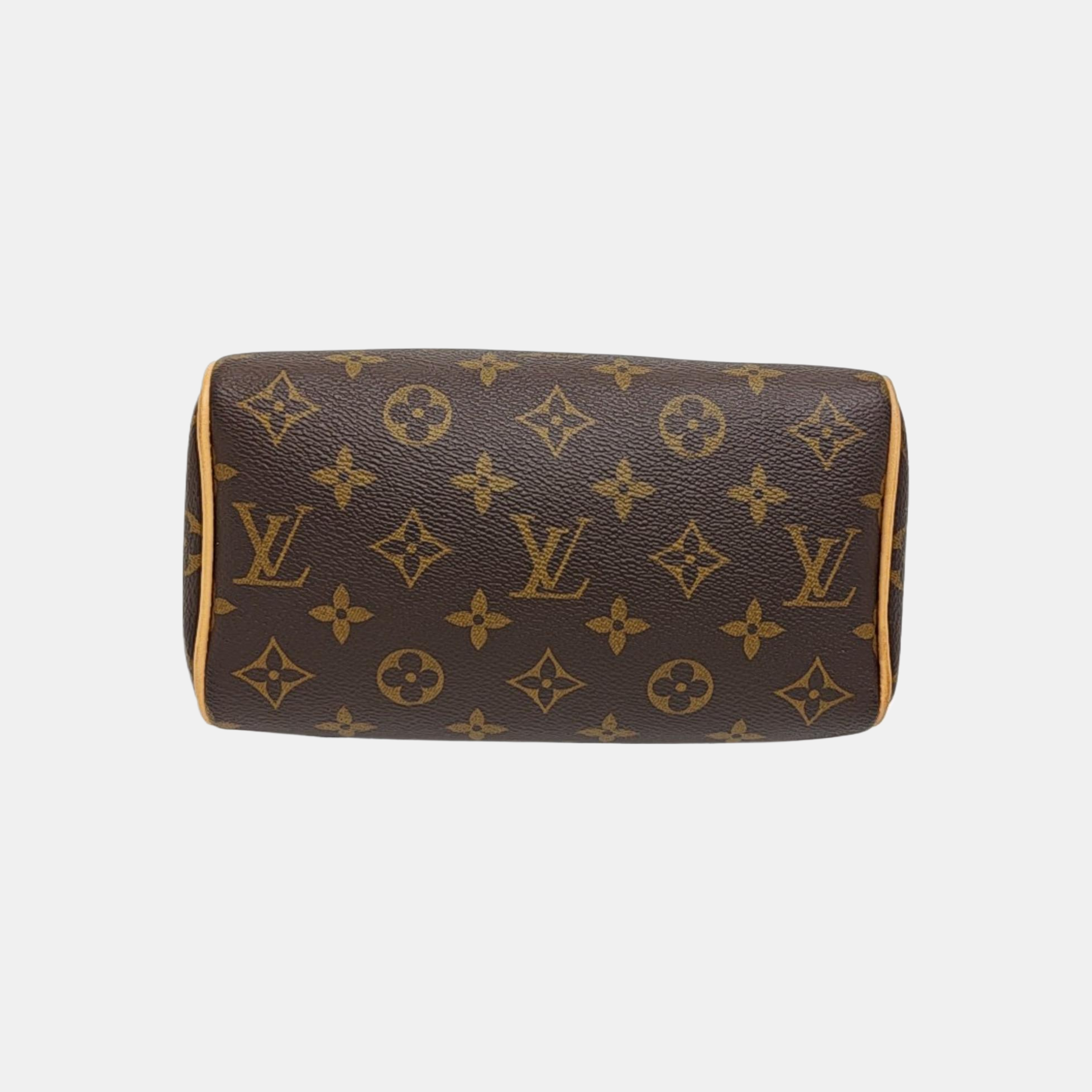 SPEEDY 20 Monogram Coated Canvas Brown
