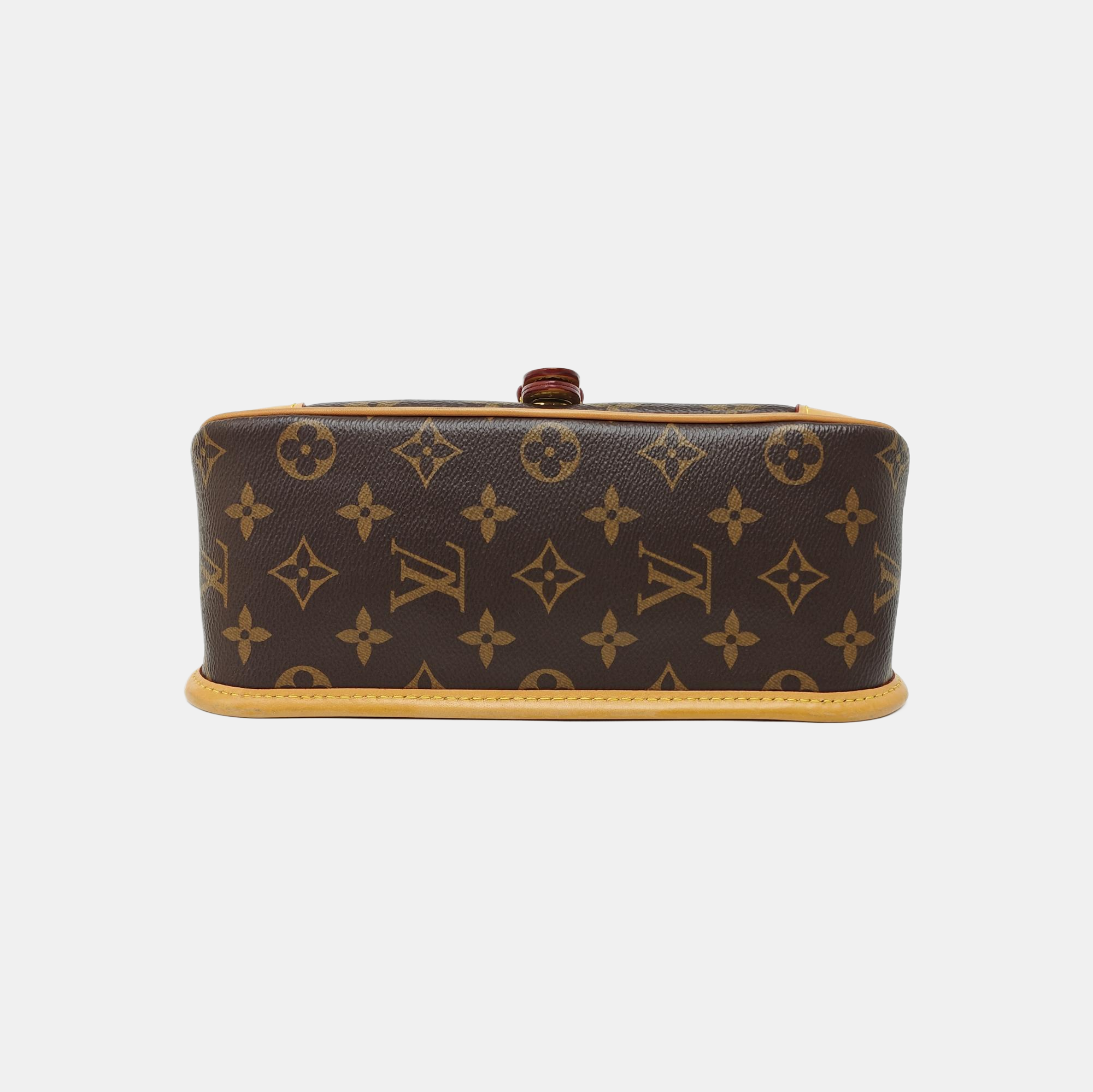 DIANE Monogram Coated Canvas Brown