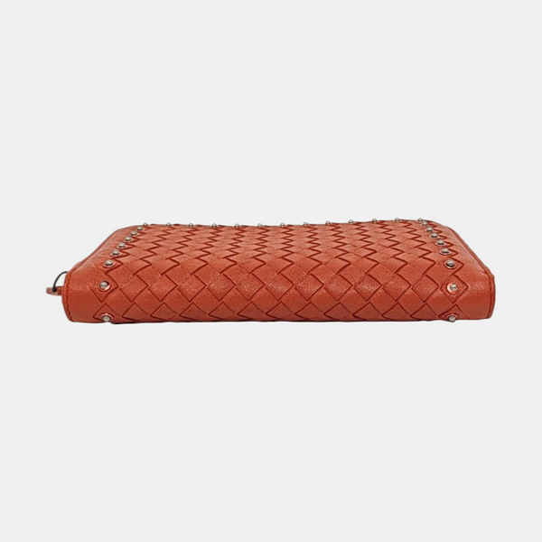 Lambskin Wallet Red