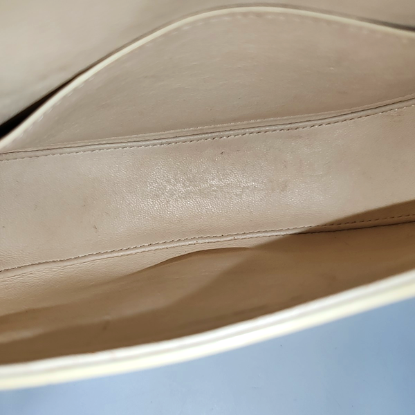 CRÉCY Small Calfskin White