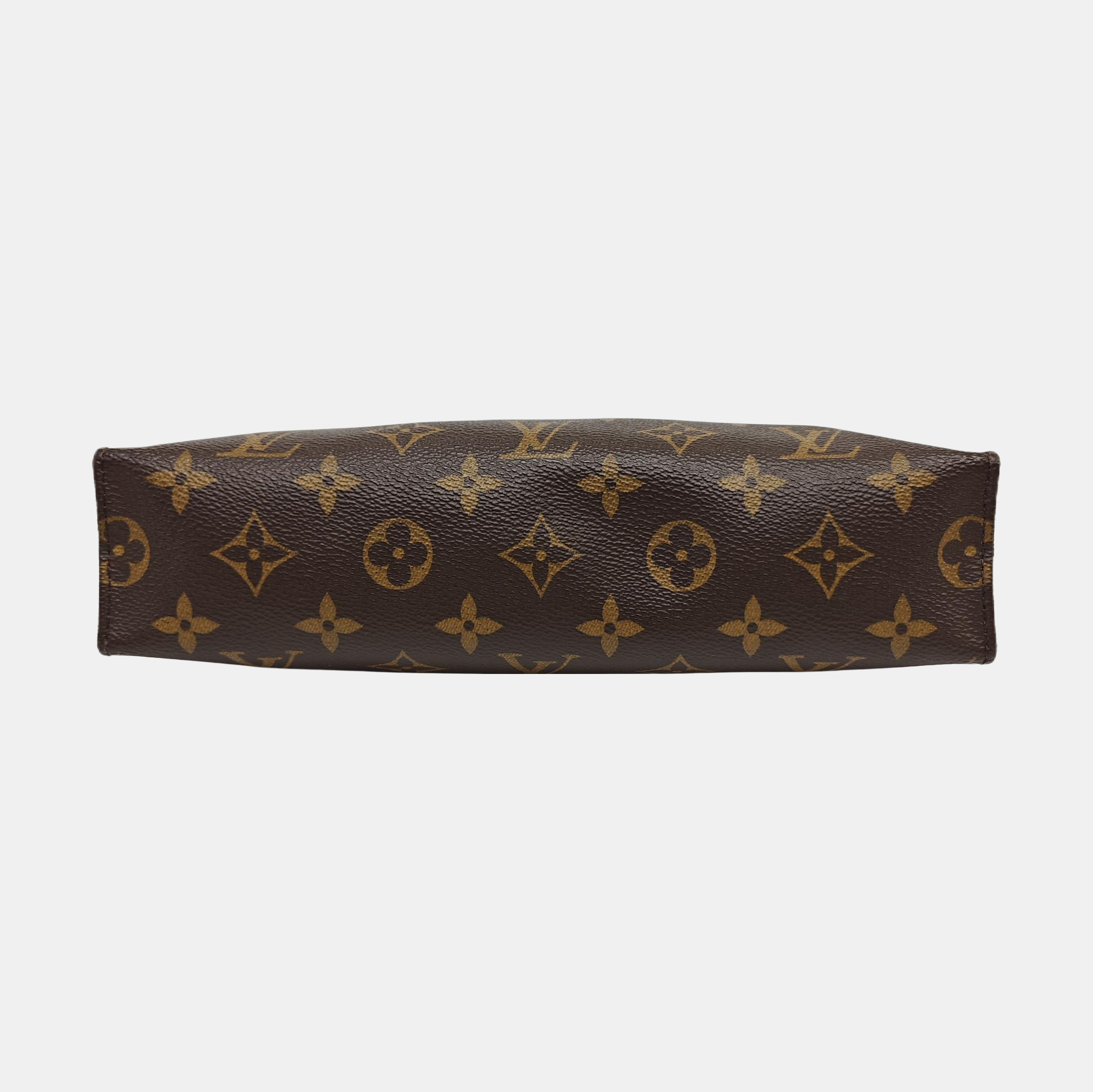TOILET POCKET 26 Monogram Coated Canvas Brown