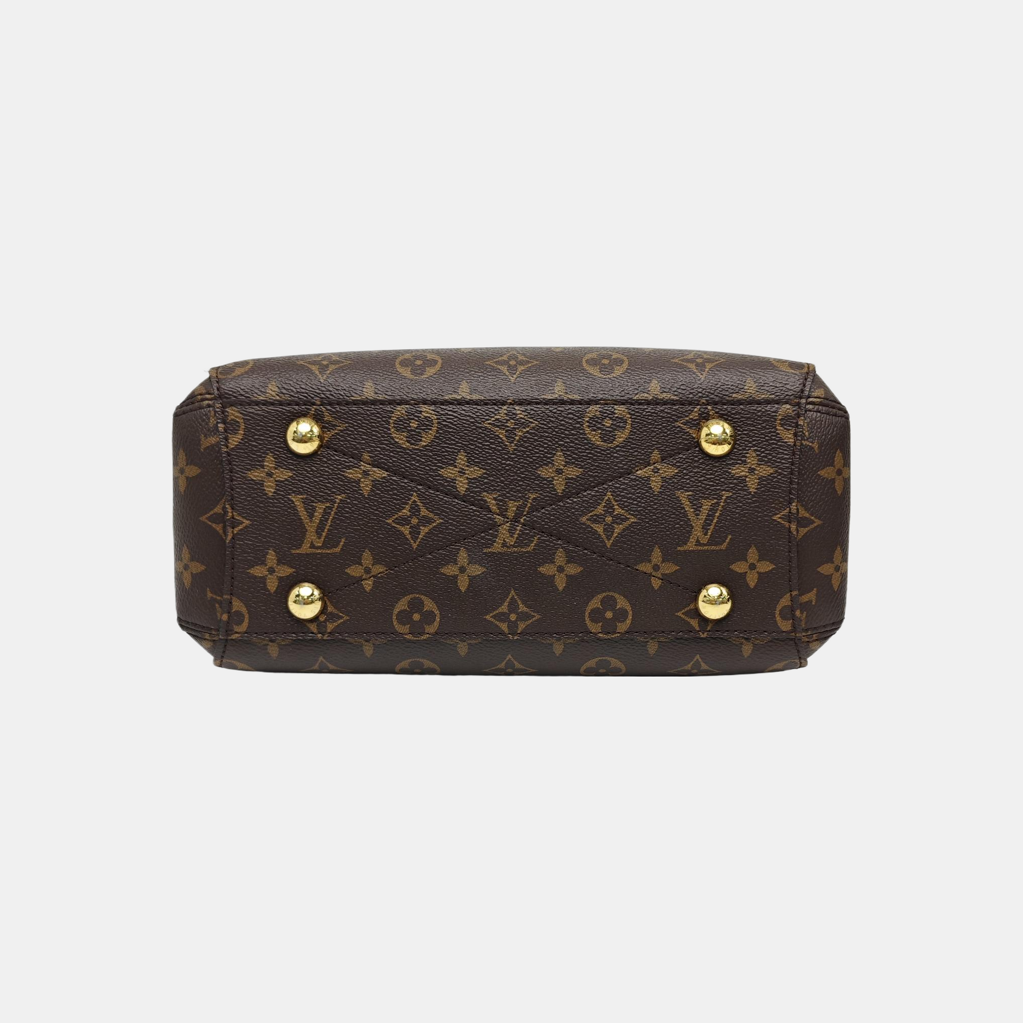 MONTAIGNE BB Monogram Coated Canvas Brown