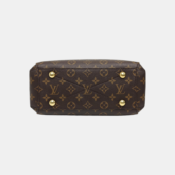 MONTAIGNE BB Monogram Coated Canvas Brown