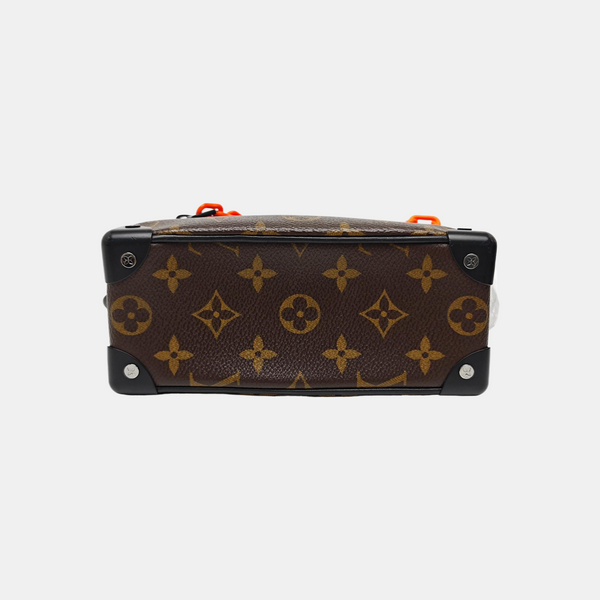 SOFT TRUNK Mini Monogram Coated Canvas Brown