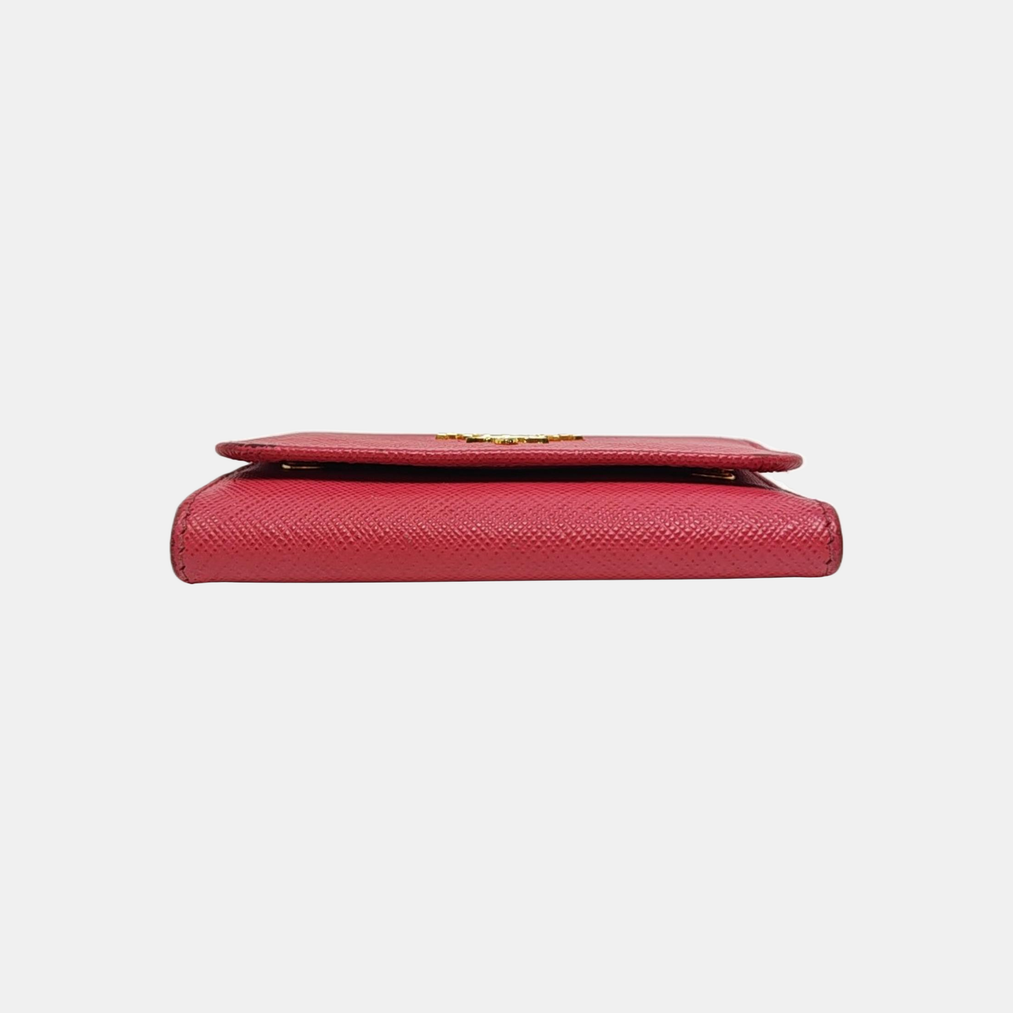 Calfskin Key Pouch Red