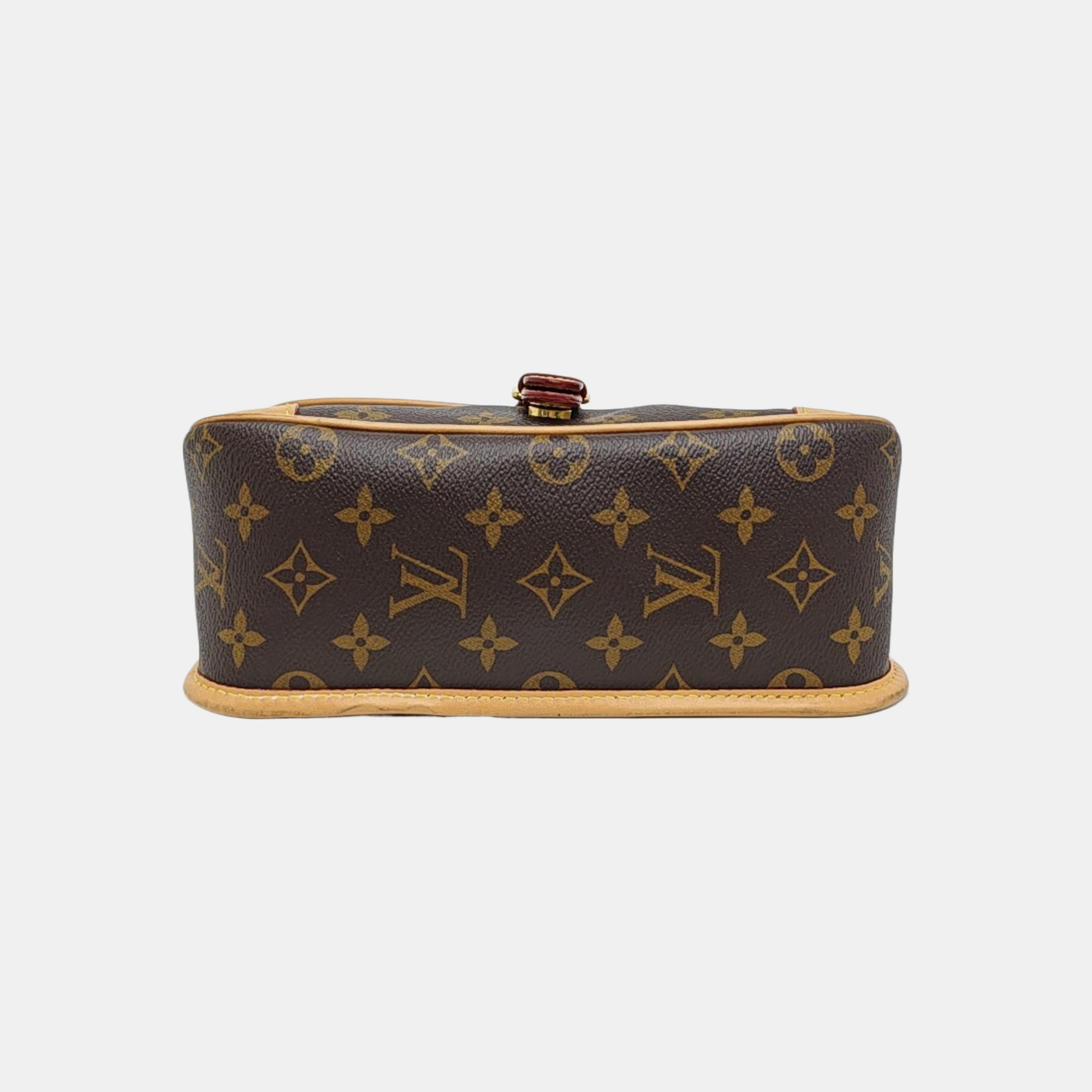 DIANE Monogram Coated Canvas Brown