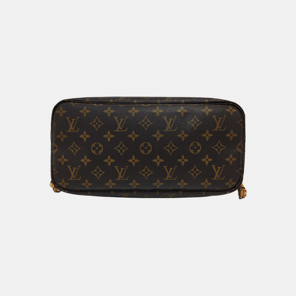 NEVERFULL MM Lona Monogram Revestida Marrón