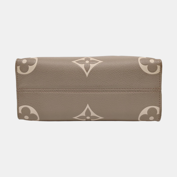ONTHEGO PM Monogram Calfskin Gray
