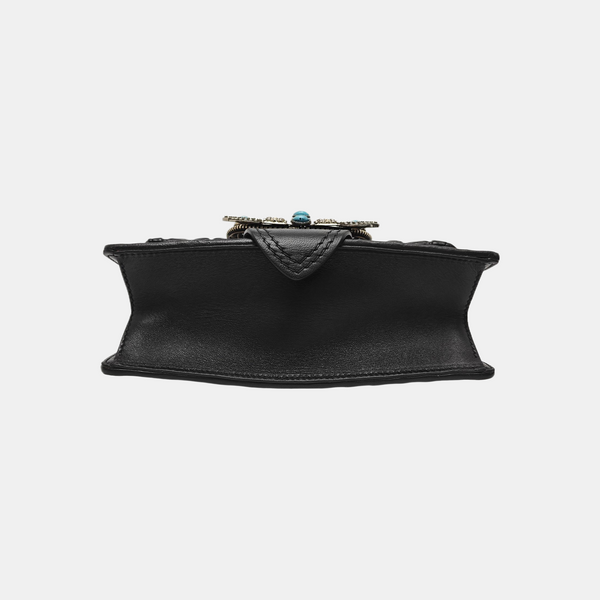 Miu Lady Quilted Lambskin Black