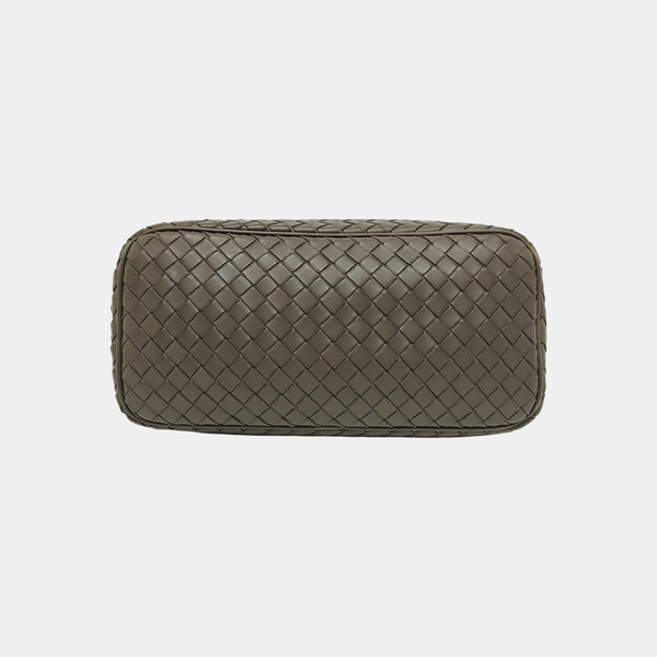 Lambskin Top Handle Bag Green