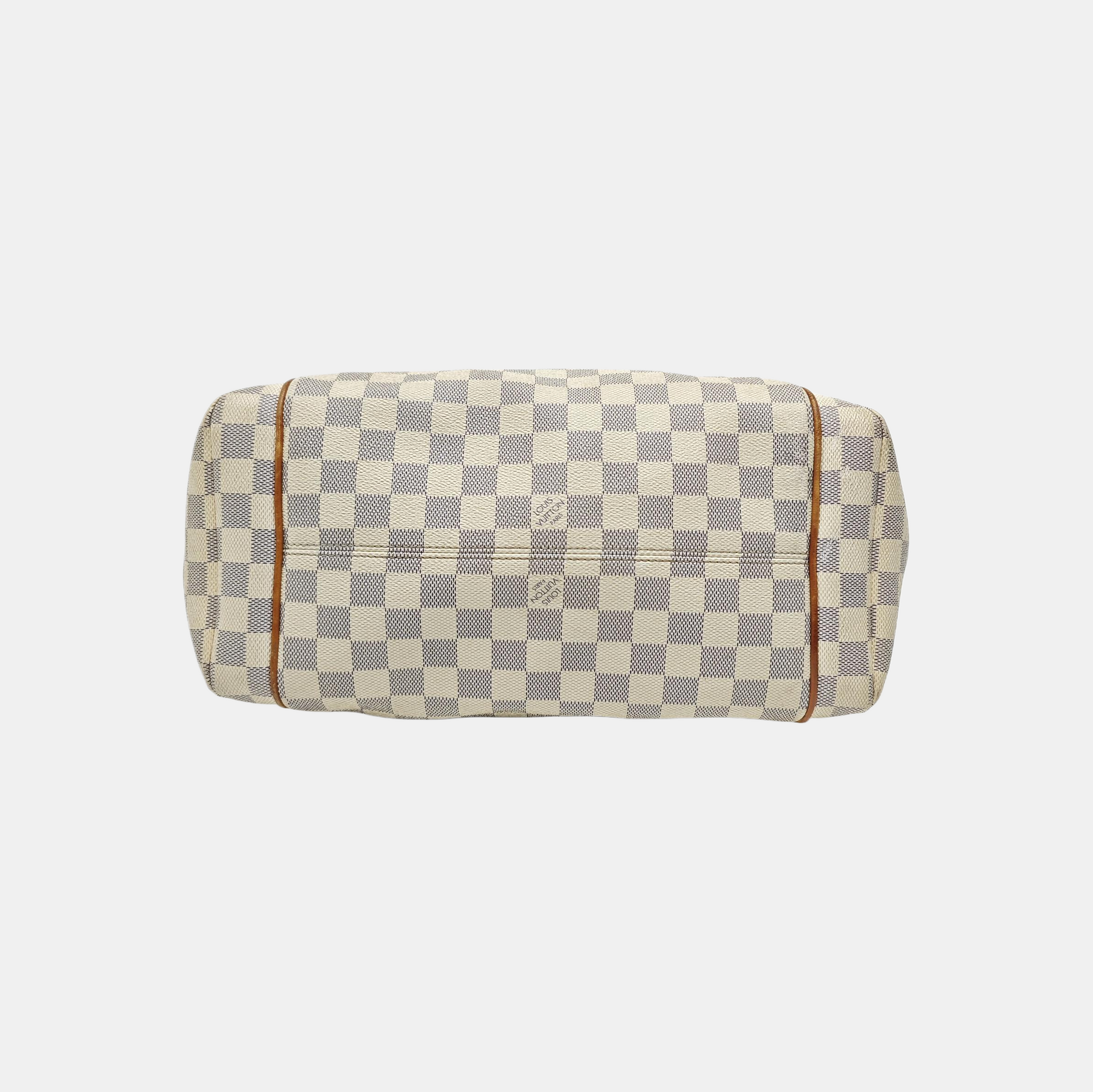 TOTALLY MM Damier Azur Coated Canvas White